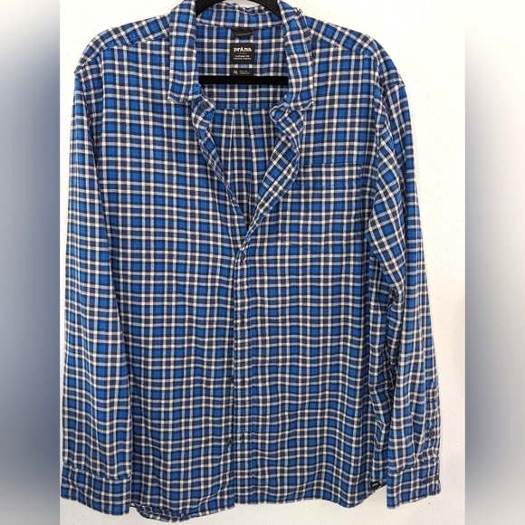 Prana Flannel Shirt men's XL - Picture 1 of 4